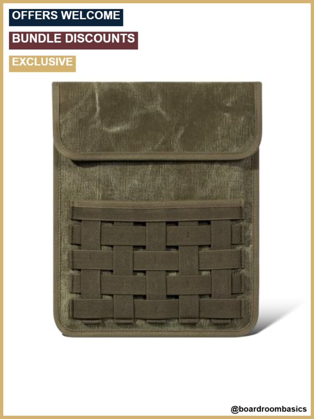 16 Inch Laptop Sleeve Cotton Tablet Bag Accessory Pocket Protective Slim